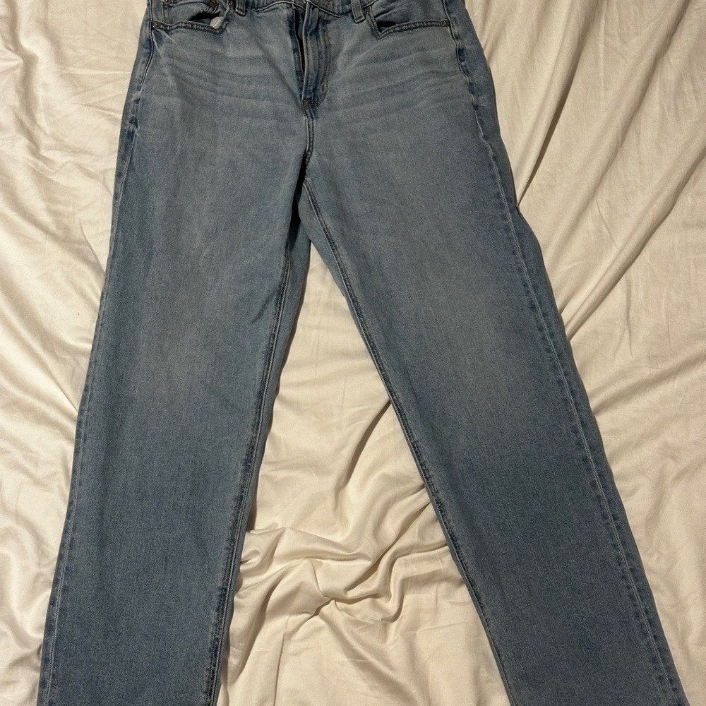 Vervet blue straight leg denim